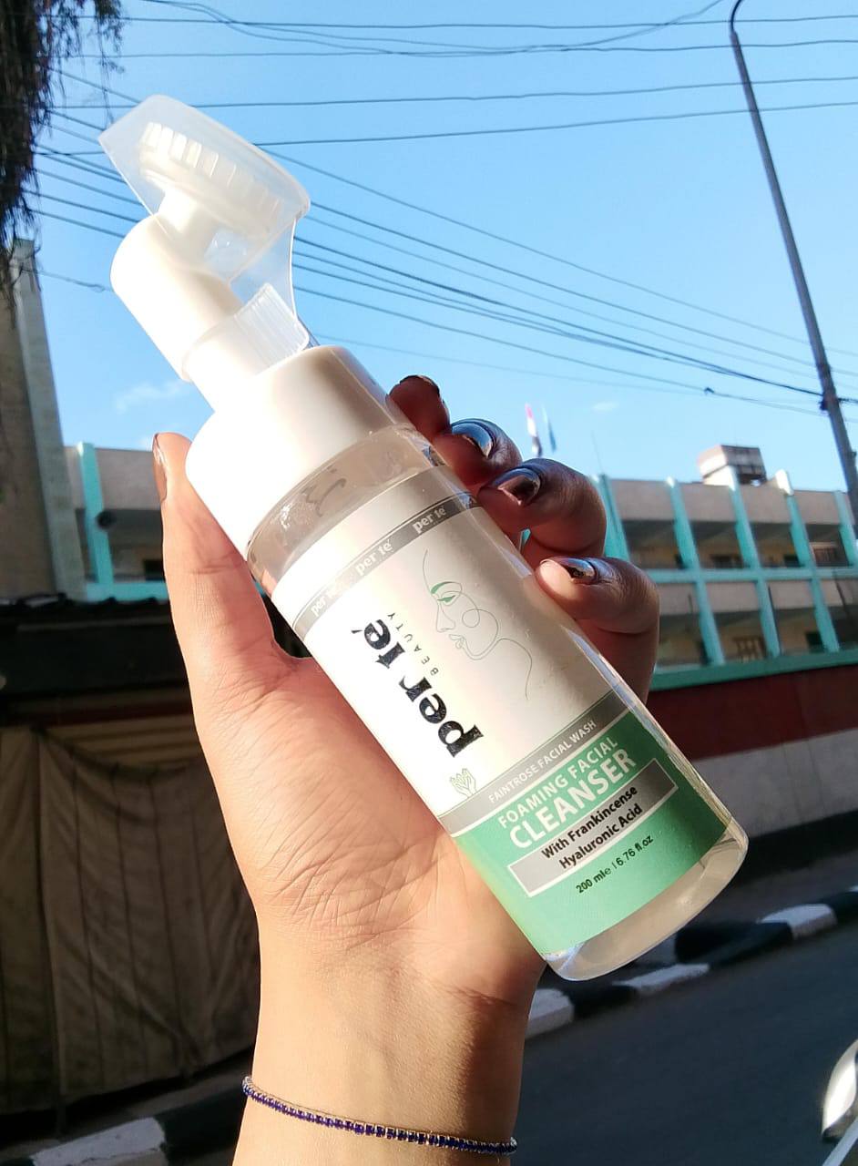 غسول فوم بيرتي 💚✨