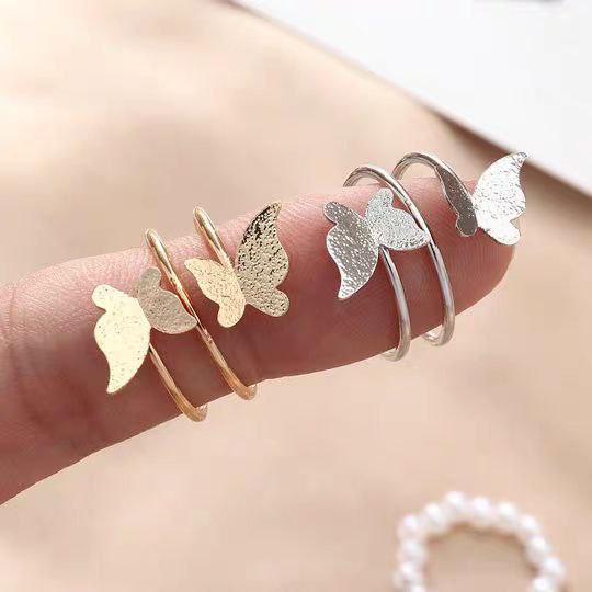 خاتم فراشه دهبى 25ج