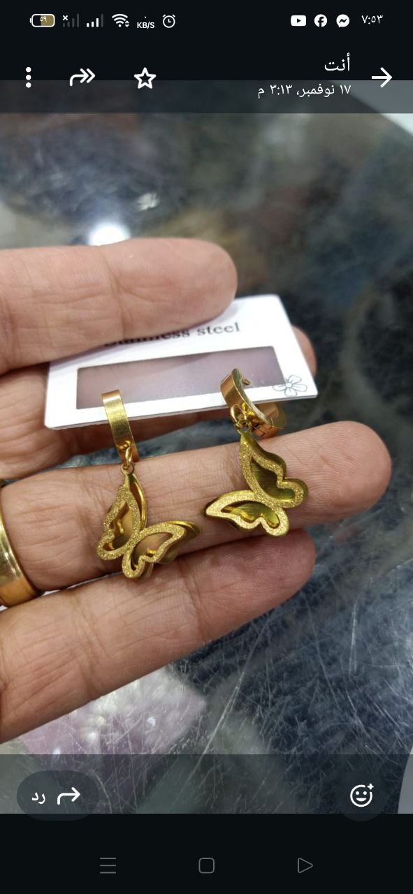 حلق استانلس فراشه 60ج