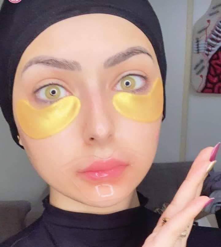🌷 شيت عين الهالات السوداء بخلاصه الكولاجين 😍😍👸